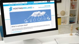 Hosting Ireland gallery - photo #1 image of Hosting Ireland website on desktop