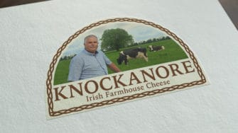 image of Knockanore Cheese product label
