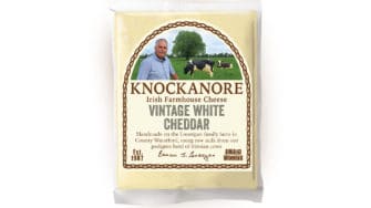 image of Knockanore Cheese vintage white cheddar