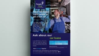 image of People First Credit Union one pager