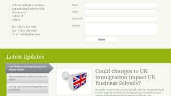 image of QED Accreditation Advisors website 3