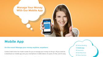 image of Carlow Credit Union website