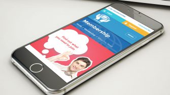 image of Carlow Credit Union website on mobile