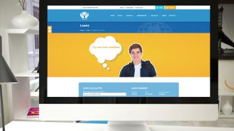 image of Carlow Credit Union website on desktop