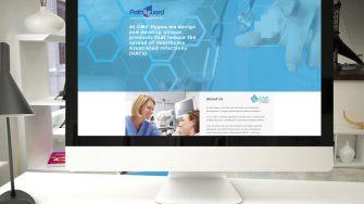 image of cmc hygea website on desktop