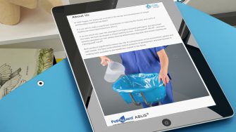 image of cmc hygea website on tablet device