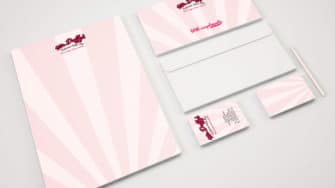 image of Mr Duffys Traditional Sweet Shop branded stationery