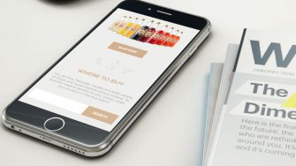 image of Naturally Cordial web page on mobile