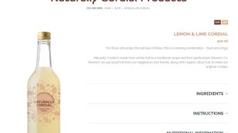 image of Naturally Cordial web page