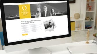 Peter O’Connor & Son gallery - photo #1 image of Peter O'Connor & Son website on laptop & desktop