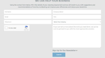 image of Polar Ice Tech website