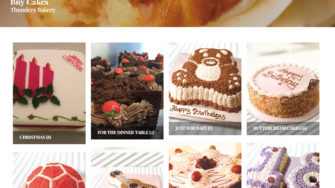 image of Thunders Bakery website 2