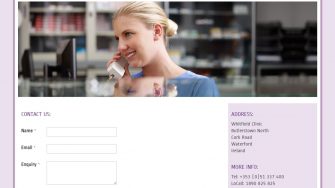 image of Whitfield Clinic website 3