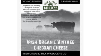 image of The Little Milk Co product label vintage mature cheddar cheese