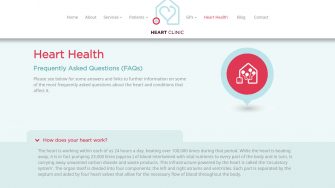 The Heart Clinic gallery - photo #3 FAQ page on GPs website. Heart Clinic.