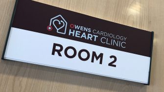 door sign for GP door