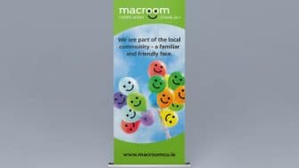 Macroom Credit Union Banner Stand